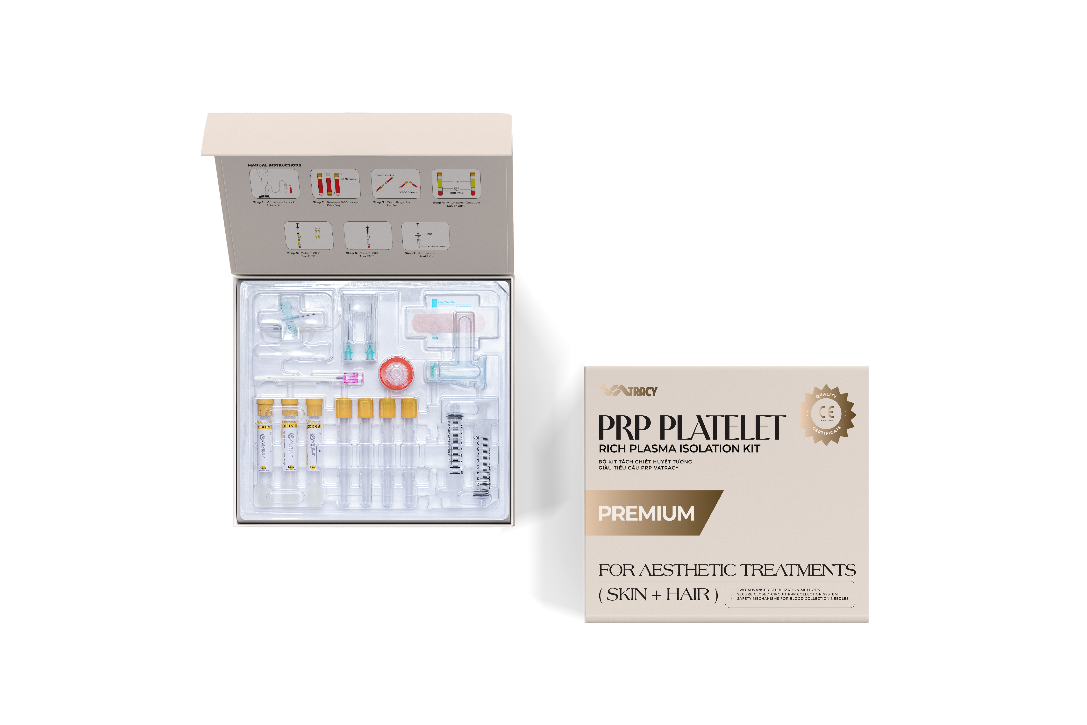 VATRACY PRP Platelet Rich Plasma Isolation Kits