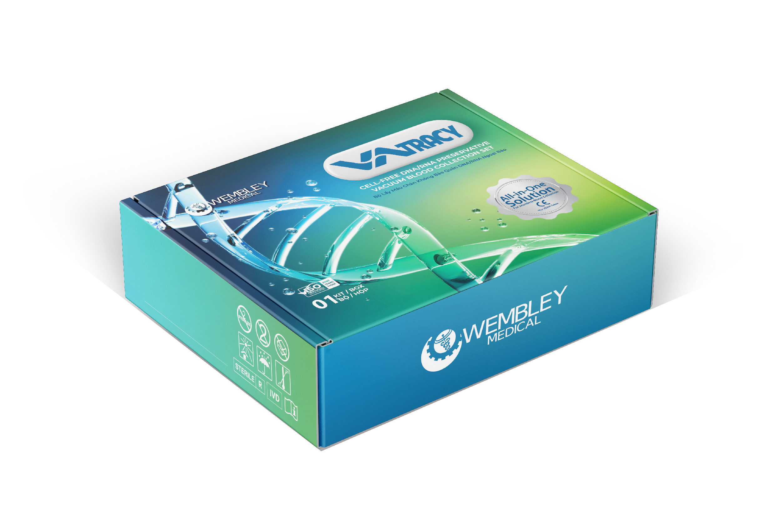 Bộ Lấy máu Chân không Bảo quản DNA/RNA ngoại bào VATRACY