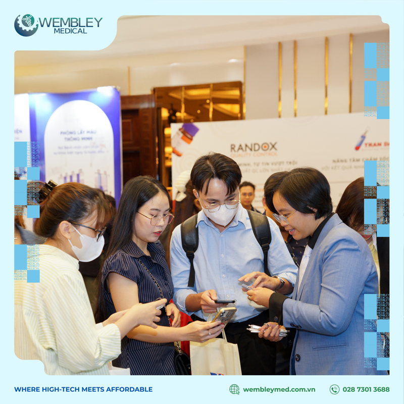 Gian hàng WEMBLEY MEDICAL - "Điểm dừng chân" ấn tượng tại Hội nghị khoa học Quản lý chất lượng xét nghiệm năm 2025