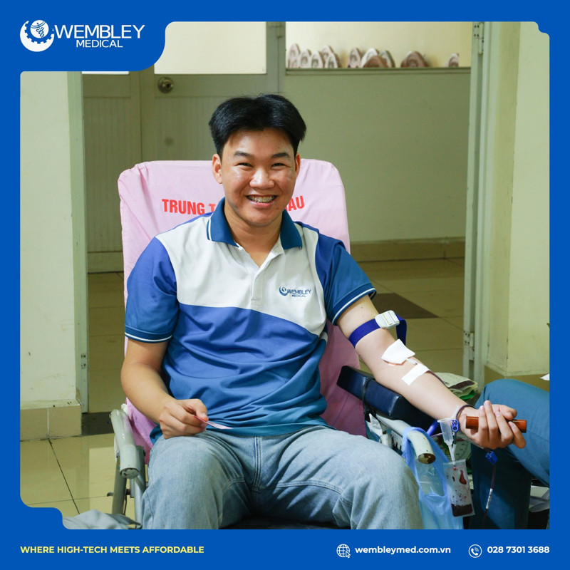 WEMBLEY MEDICAL hưởng ứng Ngày Quốc tế Người hiến máu 14/06 