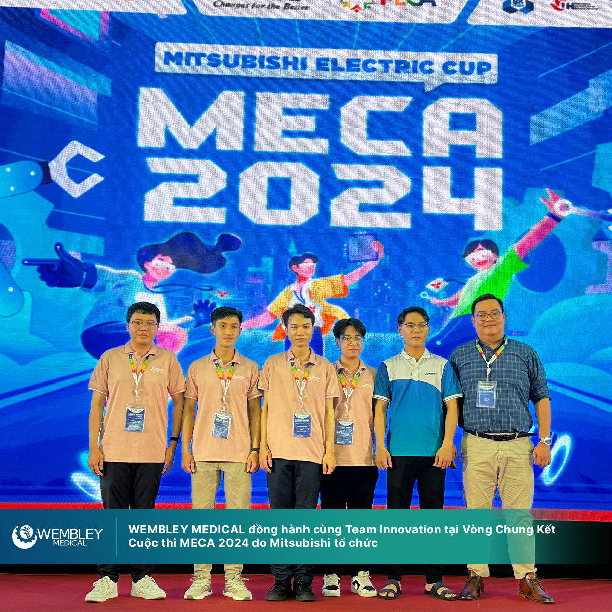 WEMBLEY MEDICAL đồng hành cùng Team Innovation - Đại học Bách Khóa tại MECA 2024