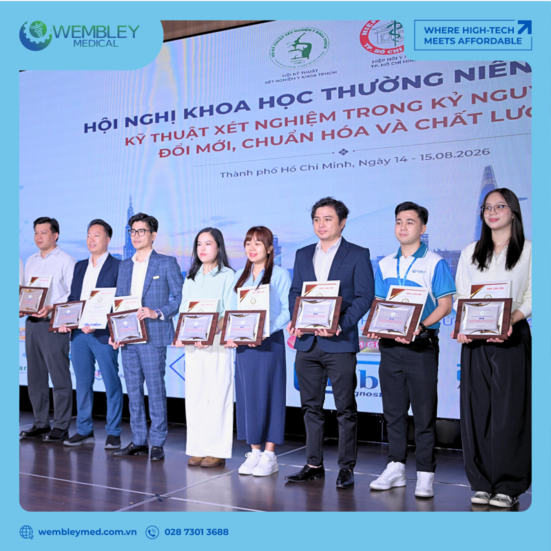 WEMBLEY MEDICAL participates in the 2026 Annual Scientific and Technical Conference of the Ho Chi Minh City Association of Medical Laboratory Technology.